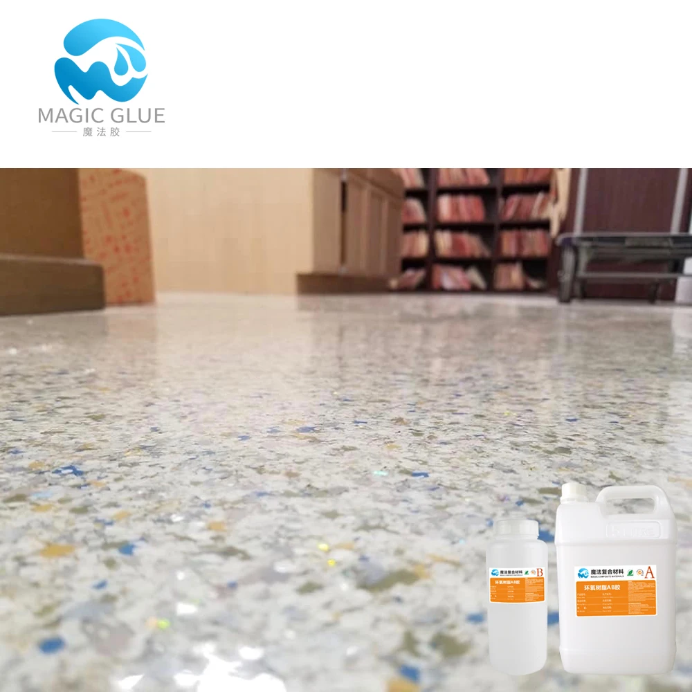 Decorative and Oil Resistant Epoxy Flake Floor for Garage,Kitchen,Stairs