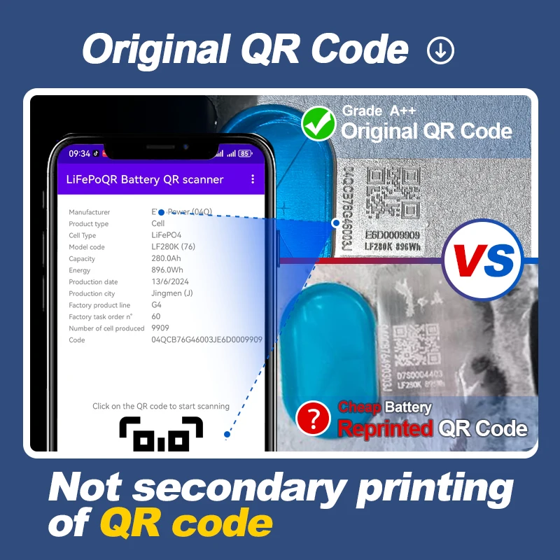 EV 3.2V Lifepo4 battery cell Grade A EU Stock 280ah 302ah 306ah 310ah 320ah 330ah 340ah lithium akku for Solar energy storage