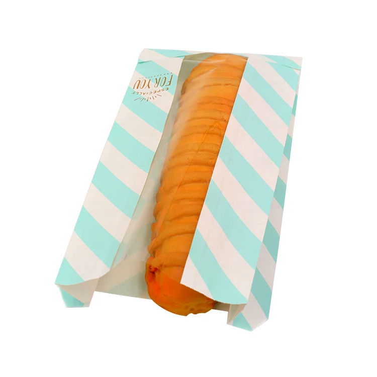 Factory Price Top Quality Food Packing and Clear Window Kraft Bag for Bread Kraft Paper Flexo Printing Recyclable Accept Carton