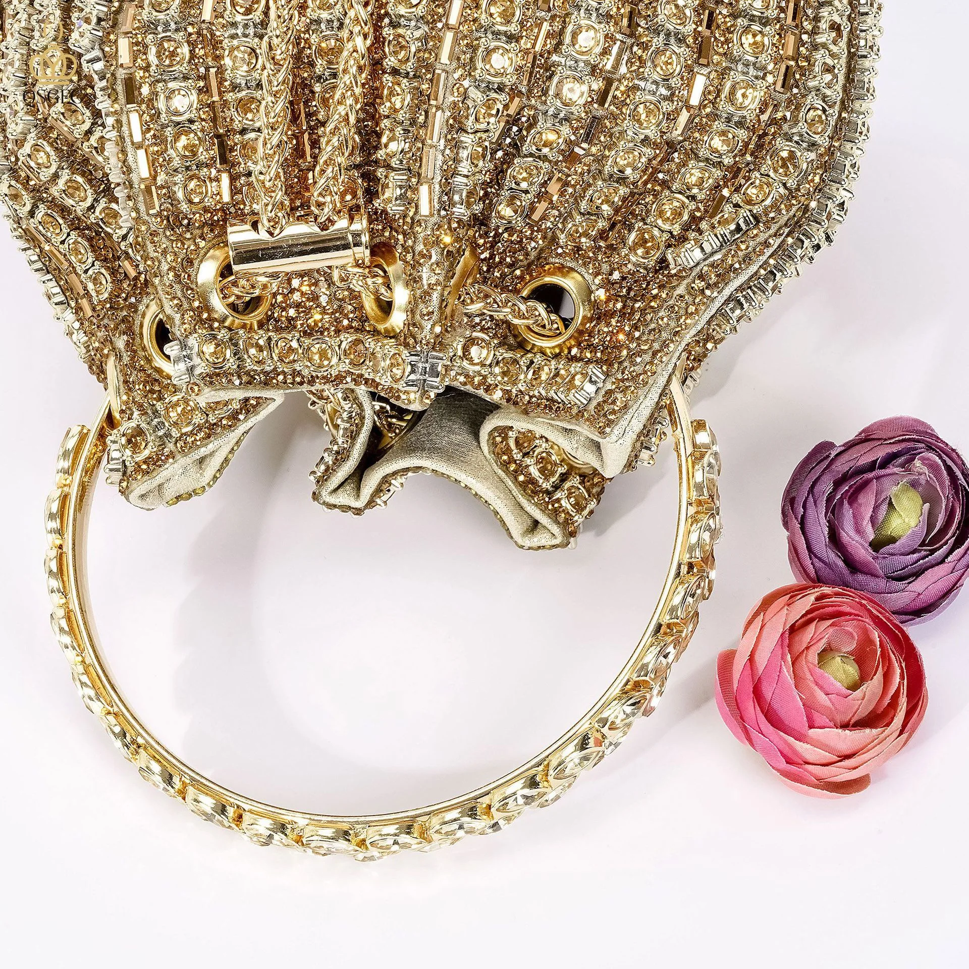 wedding shoes for women  shoes Bags Set New Design with stone to match bag woman sandals shoes bags