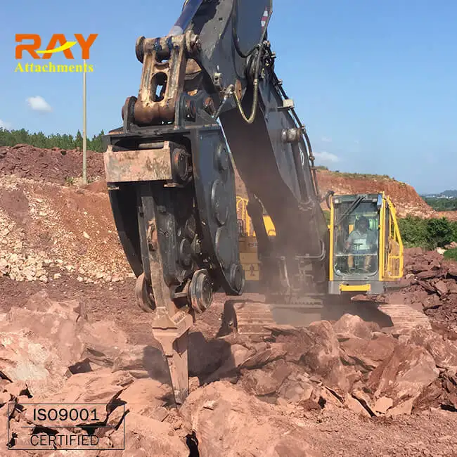 RAY ATTACHMENTS  Hydraulic Vibrating Xcentric Rock Ripper For Excavator