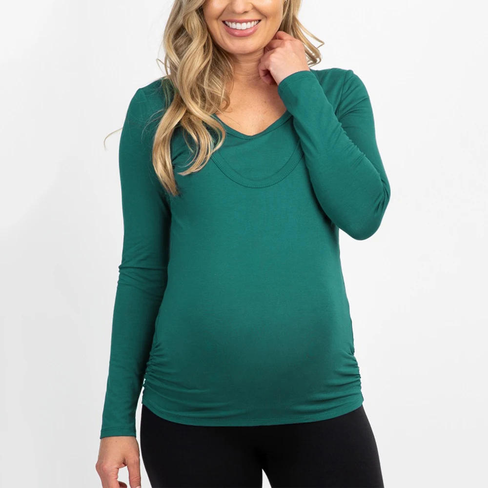 High quality Pregnant tee o-neck wholesale t-shirt Maternity Clothing