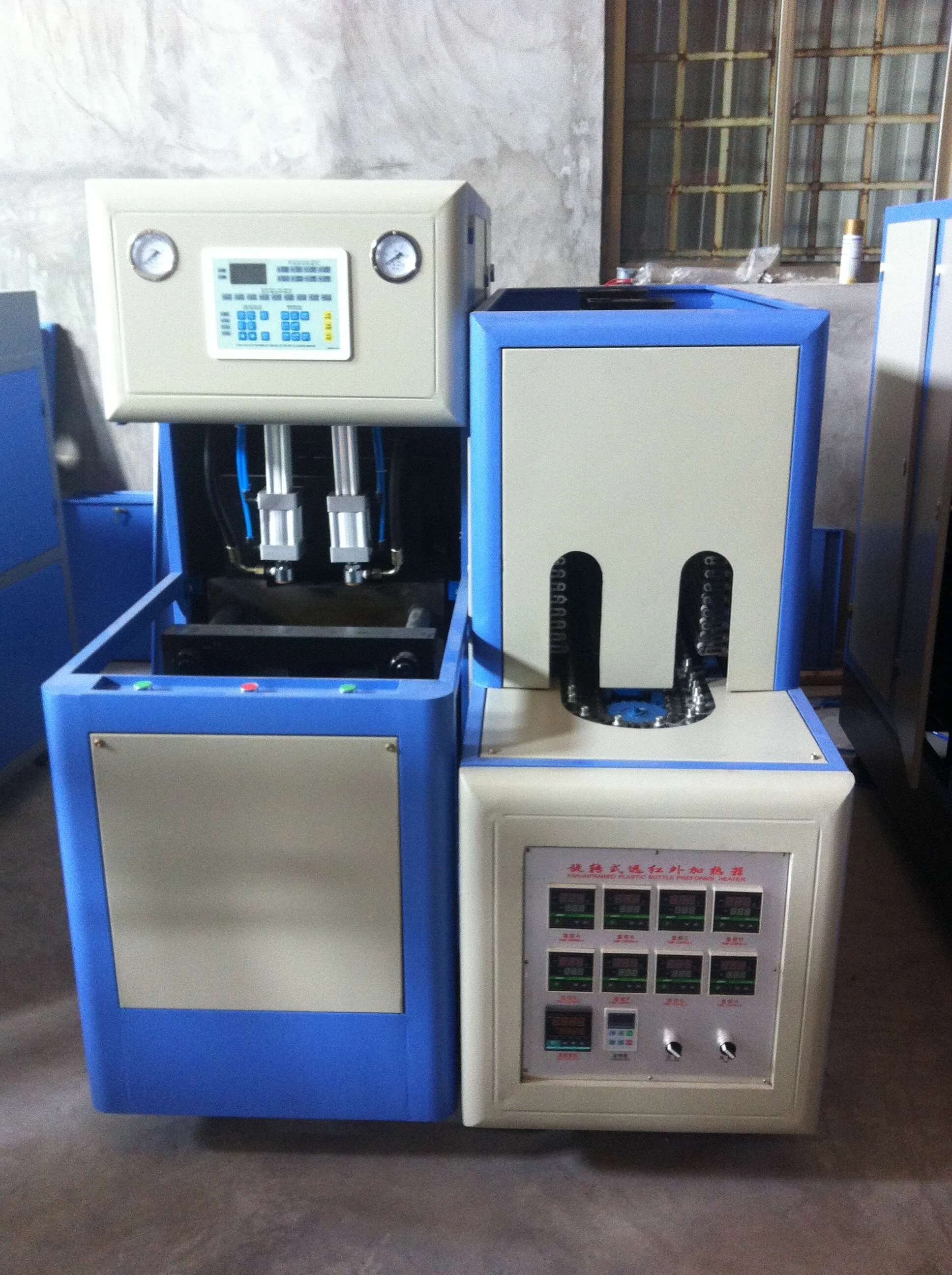 high quality factory sale 5 gallon plastic bottle blower 20L semi automatic pet stretch blow molding machine