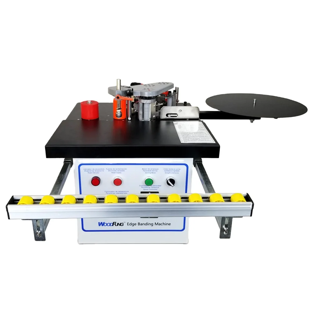 MY-07B mini woodworking manual wood pvc edge banding machine price