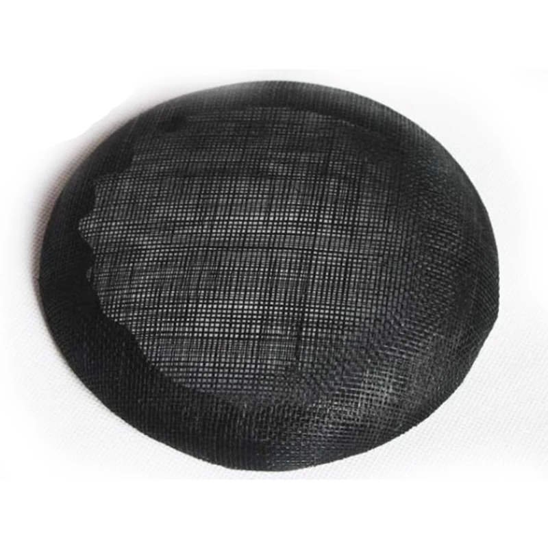 Шляпа Sinamay шляпа-Вуалетка черная 20 см