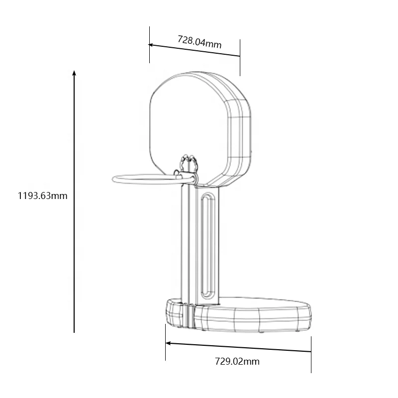 STARMATRIX type basketball pool hoop stand for swimming pools side basketball hoop with beautiful color
