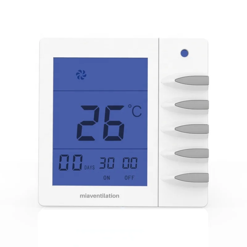 Basic EC Motor Support Smart Controller For Home Ventilation System Switch Controller LCD Panel Display