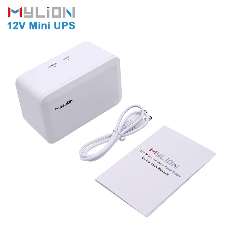 Mylion OEM высококачественный Мини DC UPS12000mAh 44.4Wh умный адаптер 12V 3A Литиевая Батарея Резервное копирование BBU для системы безопасности