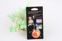 Amazon Hot Sell  2021Dog Accessories LED Light Up Dog Collar Glow Pet Safety Tag Pendant Dog Light