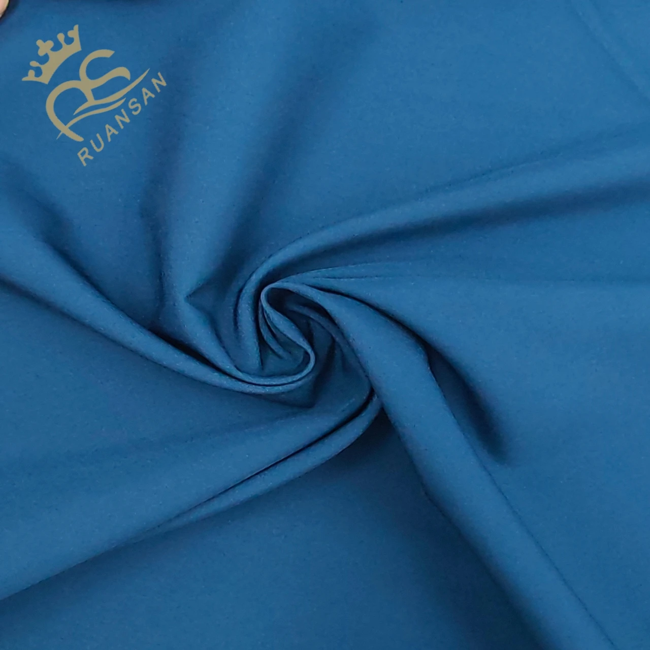 Shaoxing Ruansan 92% Polyester 8% Spandex 75D 4-Way Stretch Woven Fabric Outdoor Use Hot Sale Single Elastane Polyester Fabric
