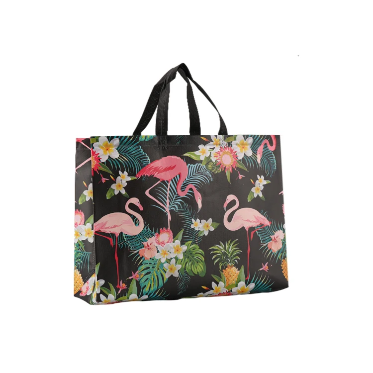 High quality customised color non woven shopping bag in stock