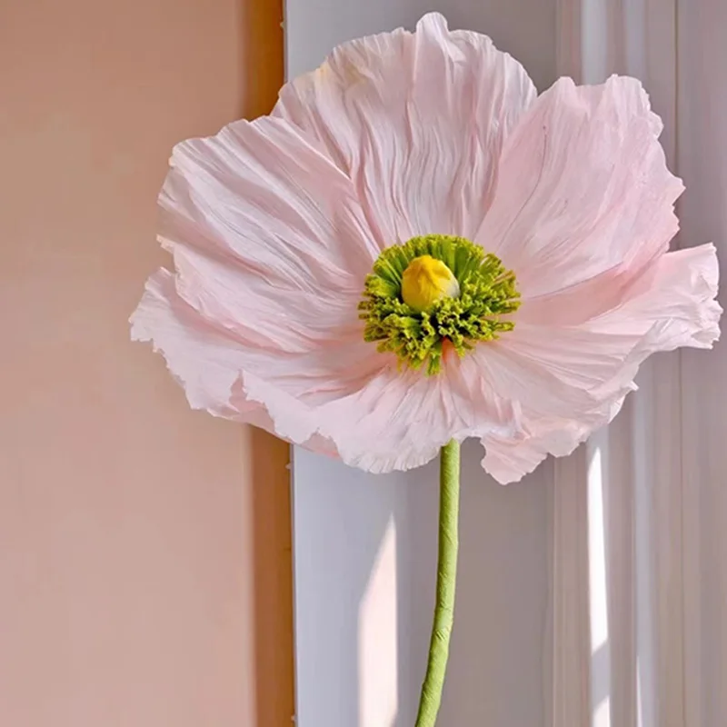 Wholesale Wedding White Giant Flower Decoration Giant Artificial Flower Wedding Shop Store Display Giant Paper Flowers