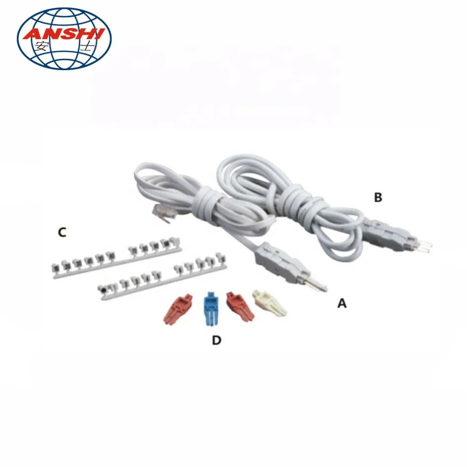 ANSHI Telecommunication 2 Core or 4 Core Test Cord With Alligator Clips
