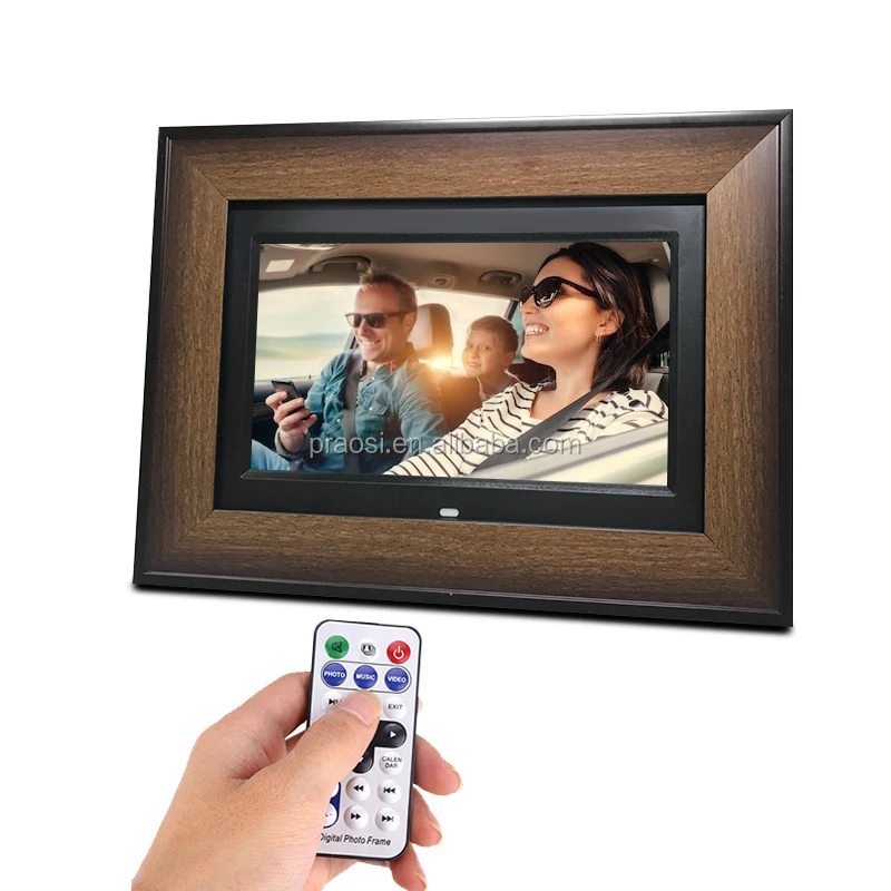 Загружаемая Цифровая фоторамка hd с английской синей пленкой/mp4/цифровая рамка/Цифровая 10 дюймов циклическая цифровая для