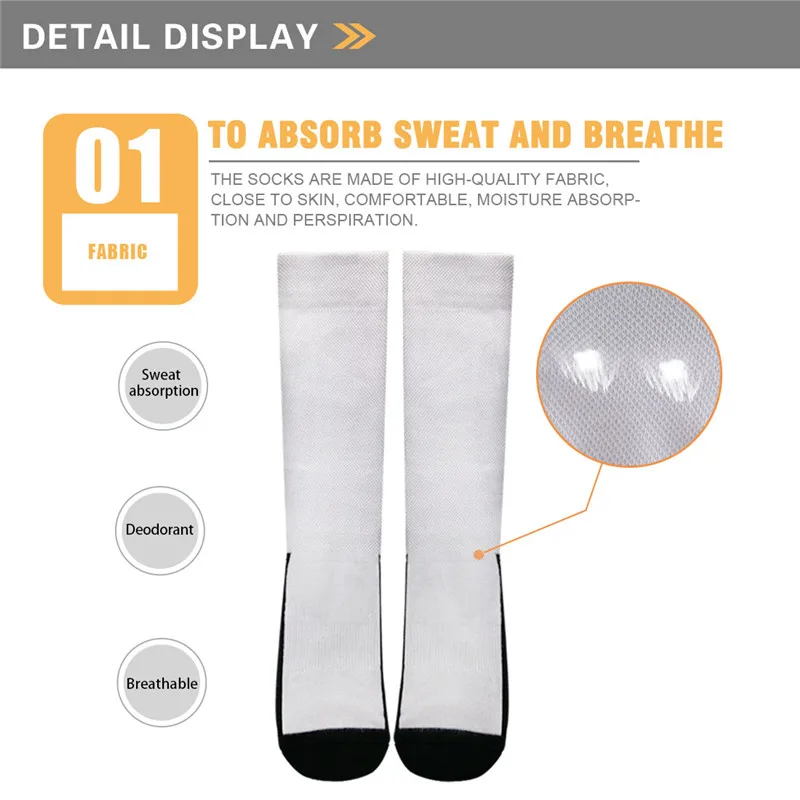 
Magic Castle Lighting Halloween Pattern Crew-socks Printed Air Permeable African Fabric Dropship Wholesale manufacturers 