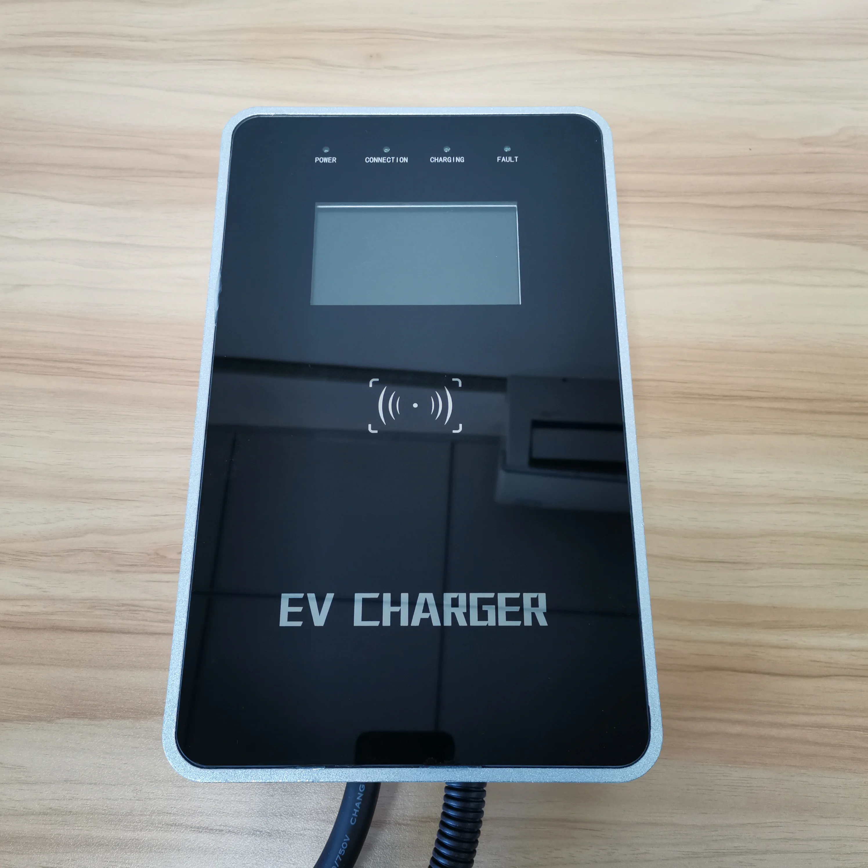  22kw wallbox зарядное устройство Type2 AC 32A 3 фазы ev с ЖК-дисплеем экран IEC зарядная станция для