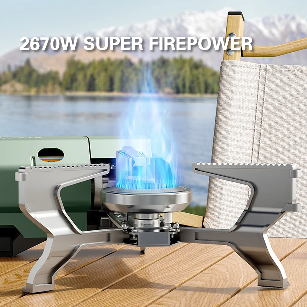 New Folding Cassette Stove Outdoor Camping Picnic Gas Stove Portable Fire Boiler Tea Stove