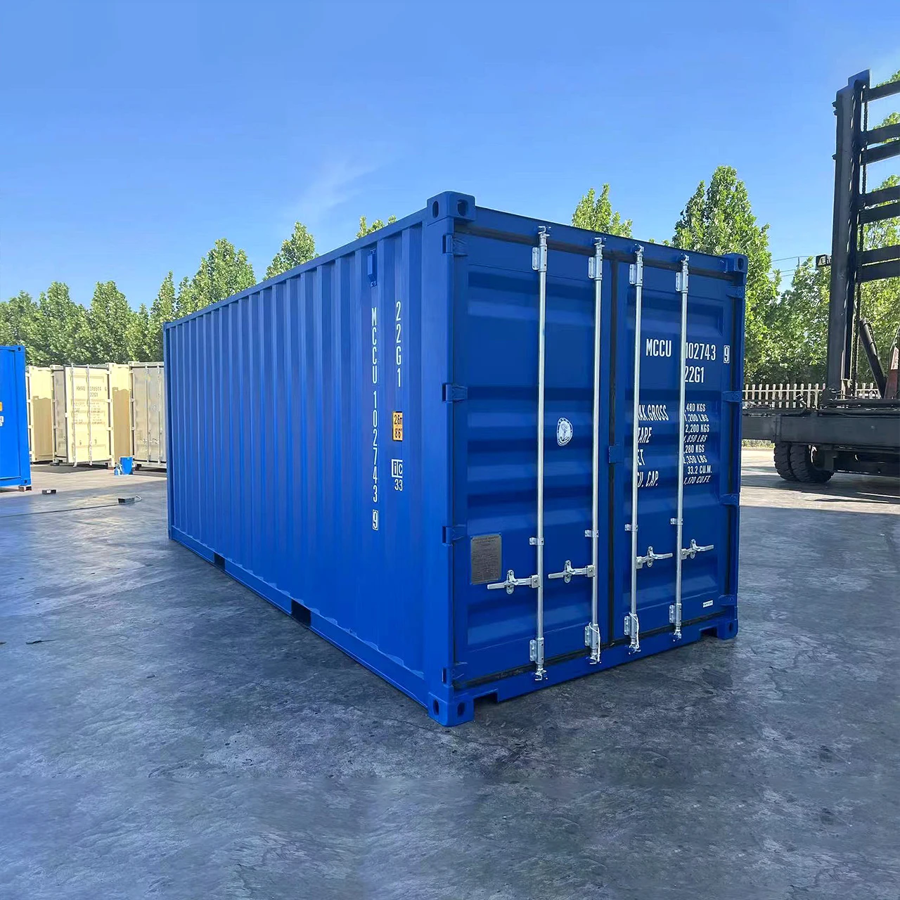 Rayfore cheaper 20ft good condition new dry cargo/shipping Container