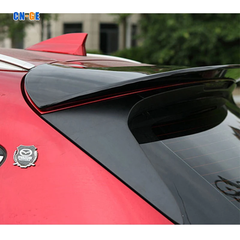 Plastic ABS gloss Black or Prime rear spoiler For Mazda CX-5 CX-5 2017-2022