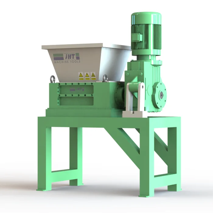 Portable Plastic Shredder Recycling Machine Efficient Double Shaft Mini Shredding Machine with Blade Set