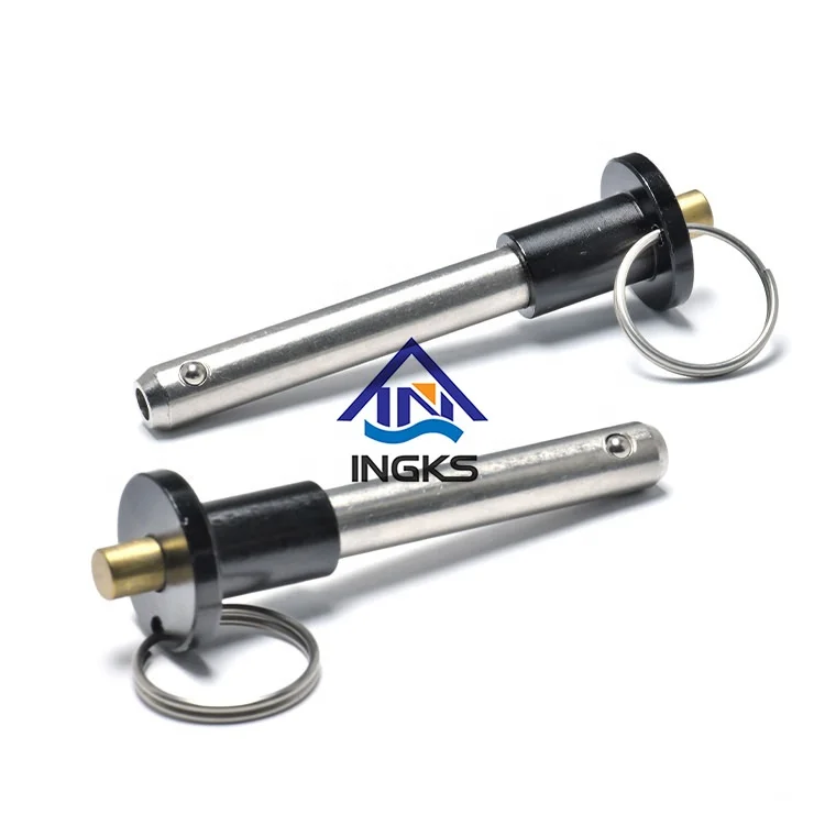 Professional Supplier SS304 SS316 Button Handle Ball Lock Pin Quick Release Pin