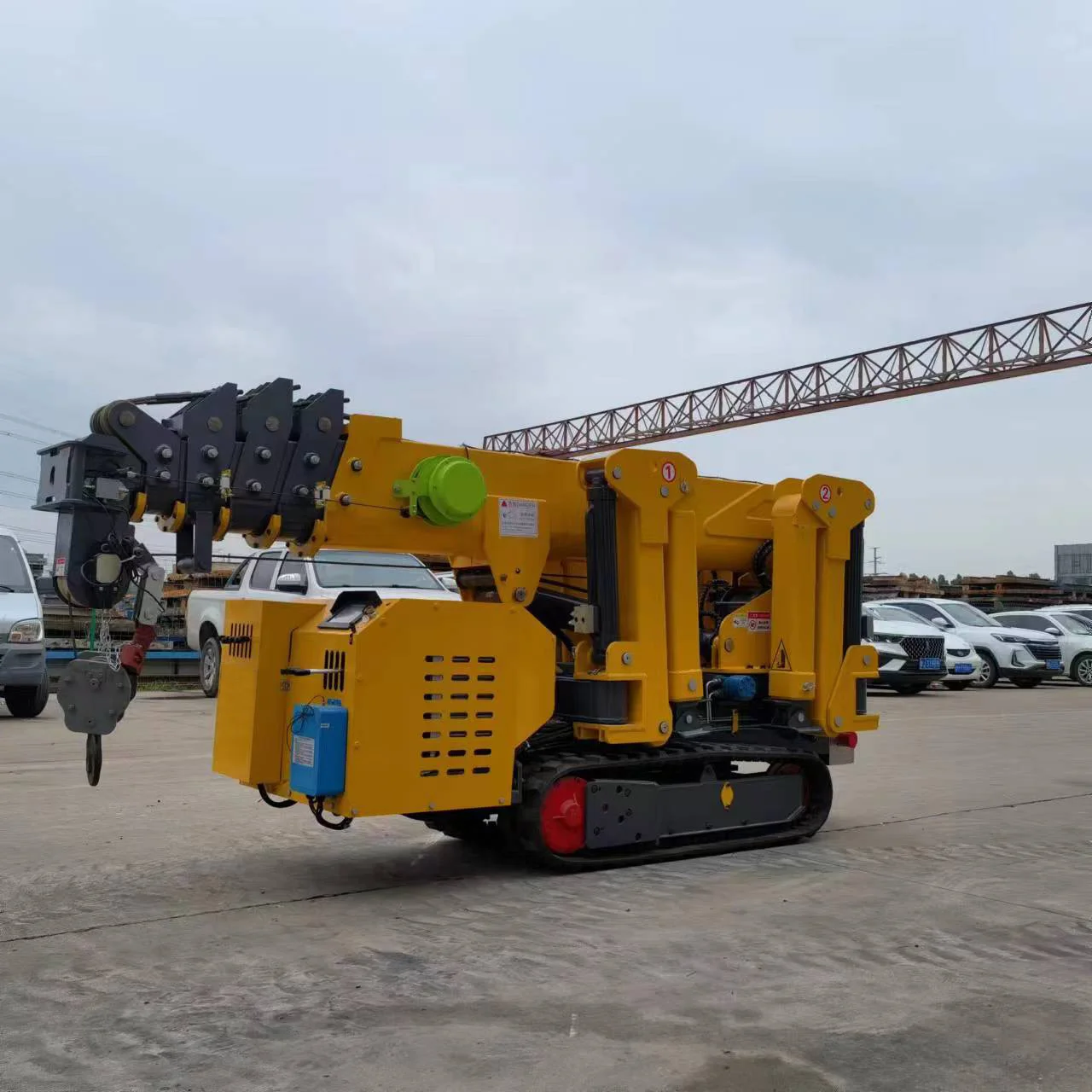 8T drive spider crane Hydraulic Crane Mobile Crane For Construction Works
