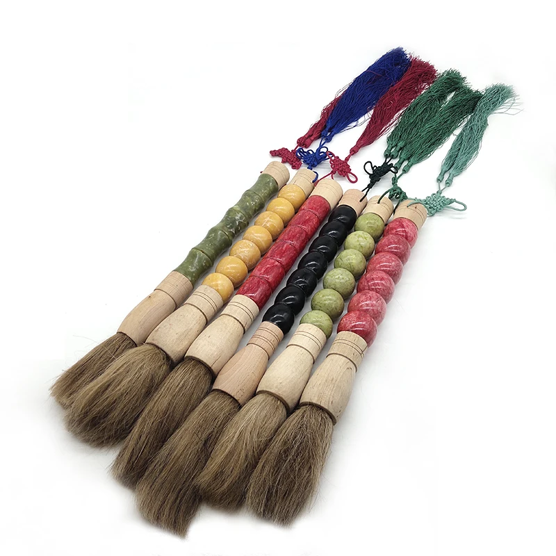 Китайские декоративные нефритовые кисти для каллиграфии