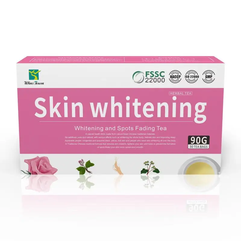 Private Label Skin Beauty glow smooth tea skin whitening high quality herbal help people anti aging radiant whitening Tea