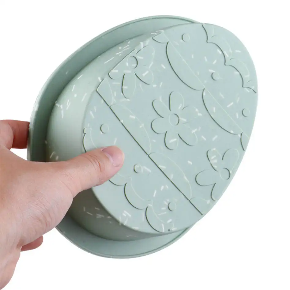 Six-Hole Cake Cup Baking Utensils Rabbit Baking Tray Household Chiffon Cake Mold Platinum Silicone Toast Mold