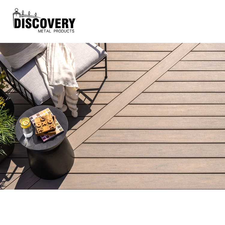 easy installation wood plastic composite outdoor decking board decking wpc floor deck