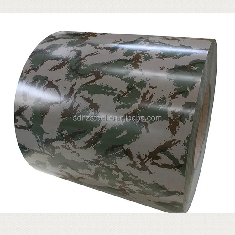 Hot sale pre painted ppgi coil camouflage pattern ppgi for construction of color coating roll