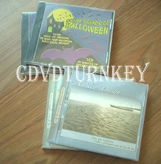 8cm/mini cds dvds replication in jewel case packaging with color insert