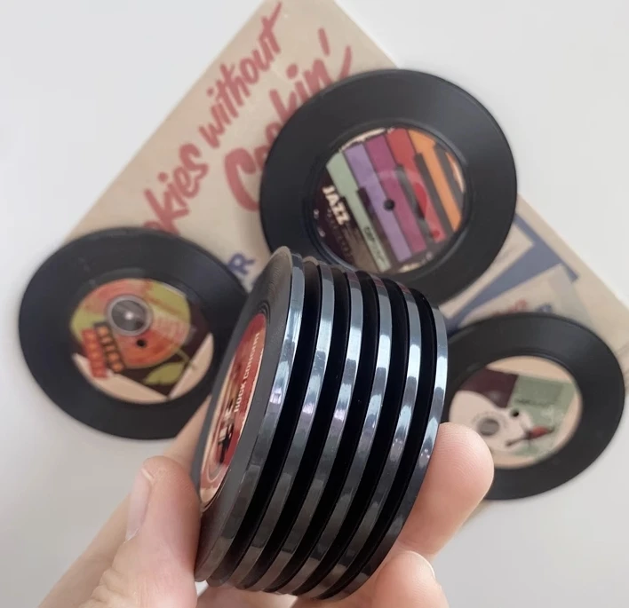 Vinyl record refrigerator magnet Nostalgic retro style home decoration magnet Korea popular refrigerator magnet