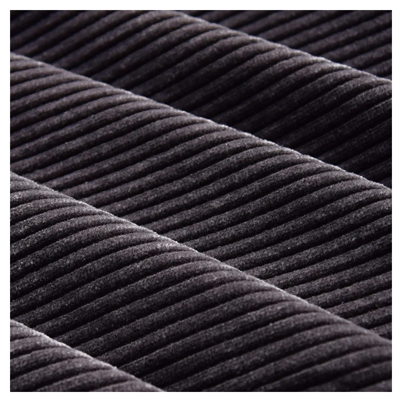  POLY SPANDEX CHENILLE WIDE STRIPE PLAIN DYED KNIT FABRIC FOR WOMEN TOPS AND