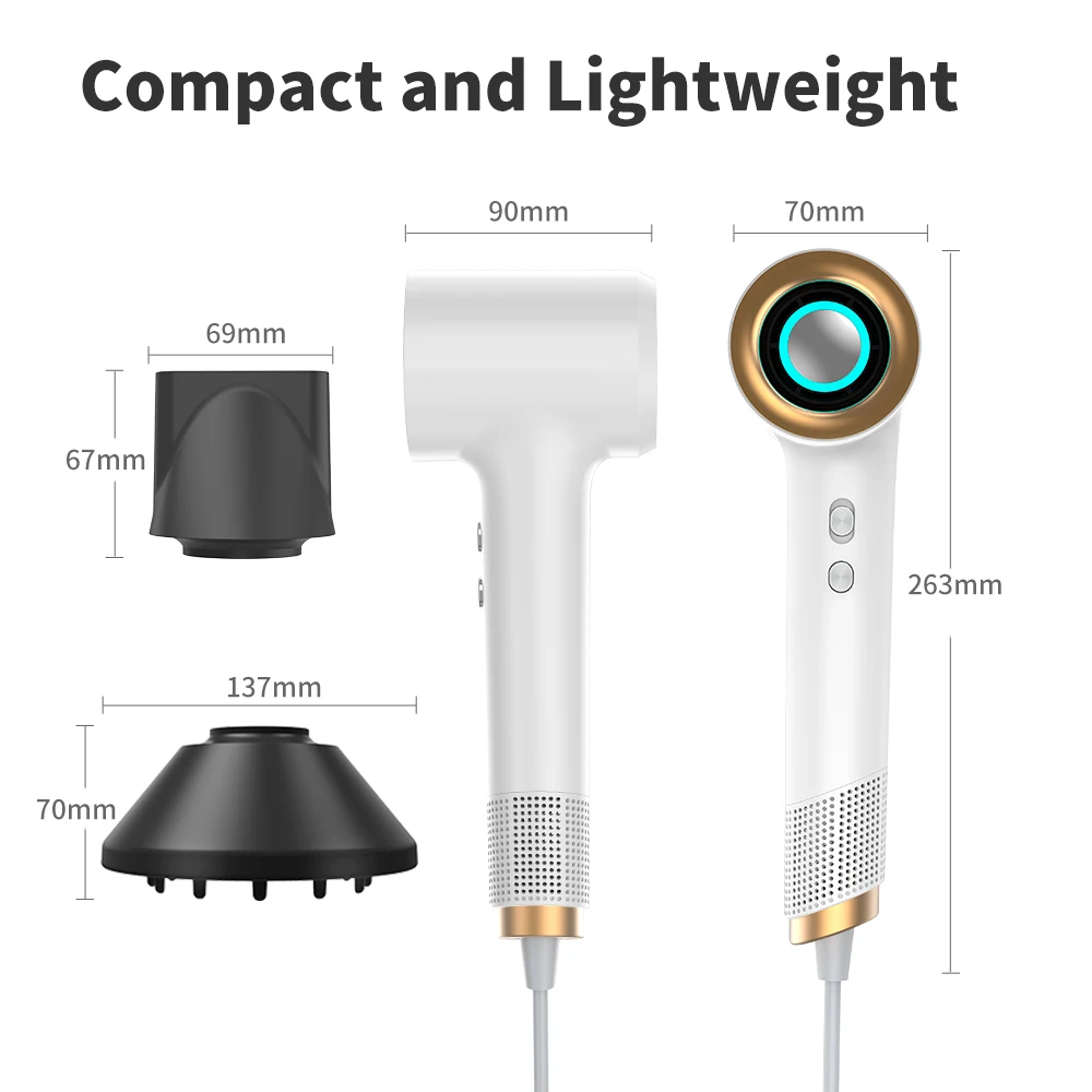 New Product Ideas 2024 Hair Fast Drying 110000rpm Ionic Brushless Hair Dryer Professional Salon Fast Dry Low Noise Blow Dryer