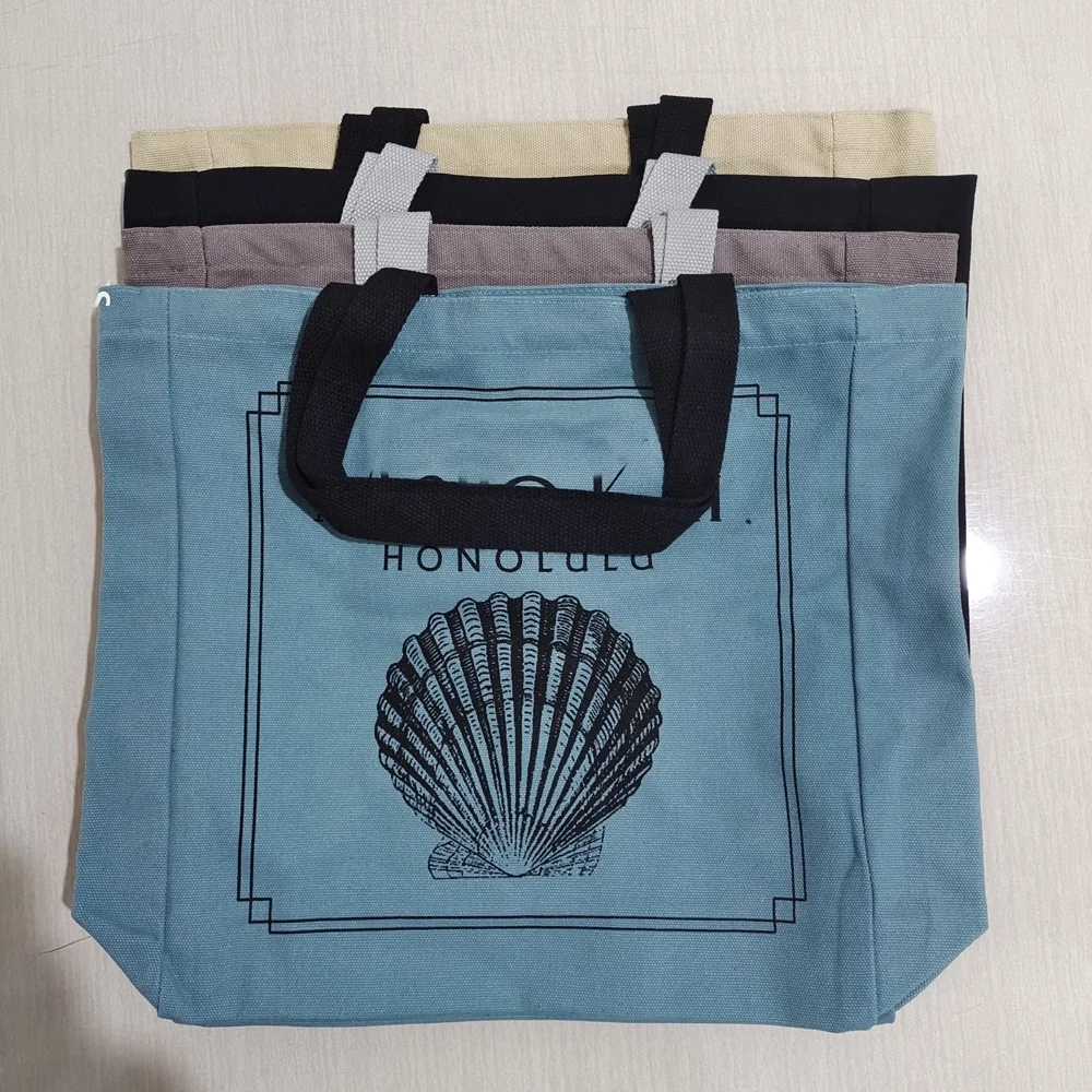 Wholesale Cheap 16OZ Canvas Tote Bags With Logo Printing Bulk In Stock