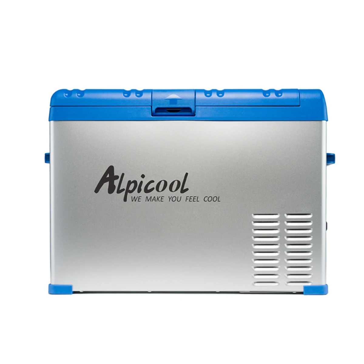 Alpicool 40 Liter Blue Metal Refrirator Box 12V DC Compressor Auto Cooling Designed for Fishermen with 25L Capacity