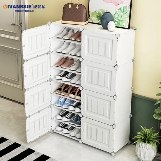 Shoe box & Organizers Cabinet Bedroom Household Multi-Layer Dustproof Door Large Capacity Dormitory Shoe Rack