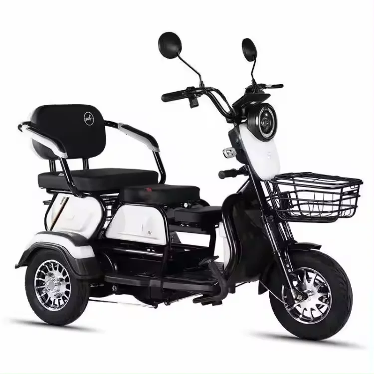 Semi-closed Electric Tricycle Hauling Semi-top Load King Simple 60V Cargo Motorcycle Power 200 Motorcycle with Cabin 2 Wheels