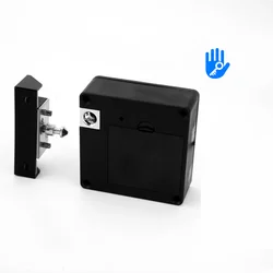 Smart BLE TTlock App Drawer Lock NFC Locker Lock on Wooden Cabinets