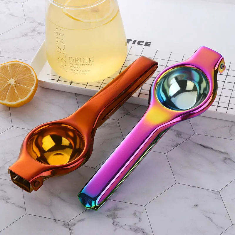 Competitive price portable stainless steel china wholesale lime orang metal fruit juicer citrus manual lemon squeezer