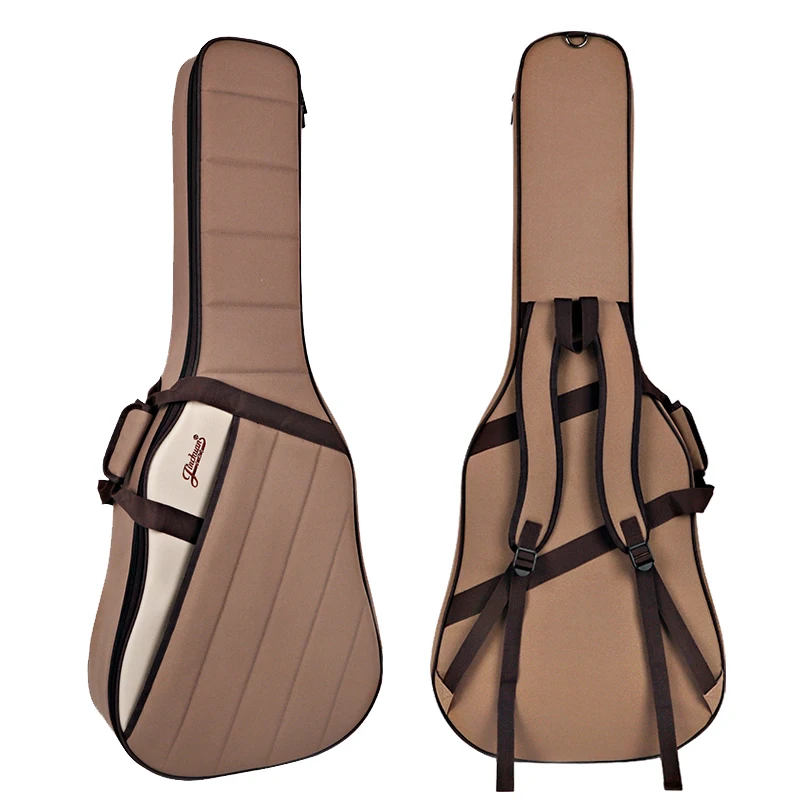 Oxford 40 inch 41 inch custom waterproof backpack guitar bag acoustic foam padded guitar case western guitar gig bag