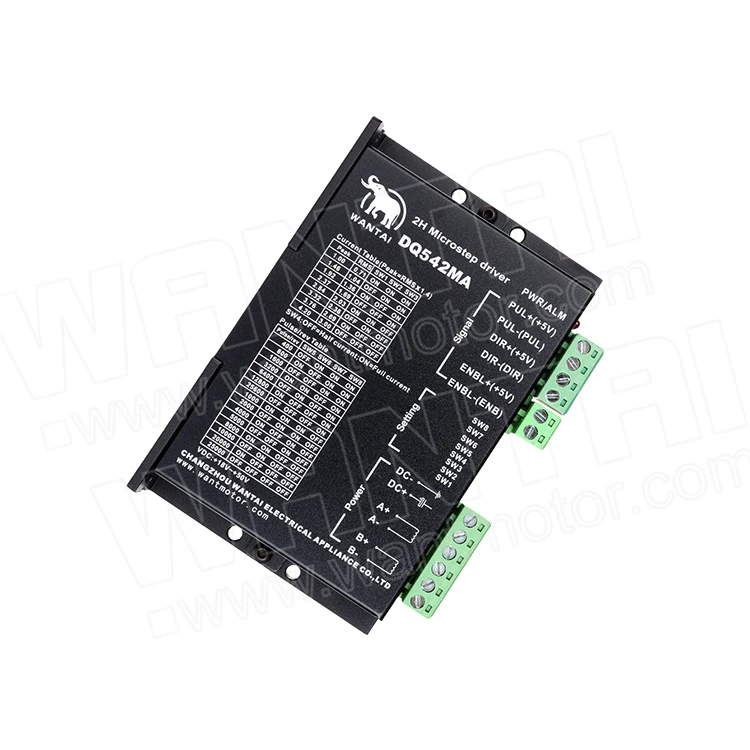 
Wantai axis WT57STH115-4204A 4.2A stepper motor 425oz-in Driver DQ542MA 4.2A 50V 128micro stepper motor kit 