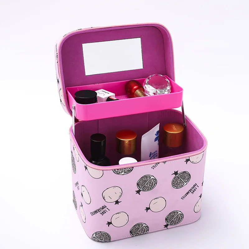 
Women Candy Professional Portable PU Makeup & Cosmetic Case For Storage & Travel 