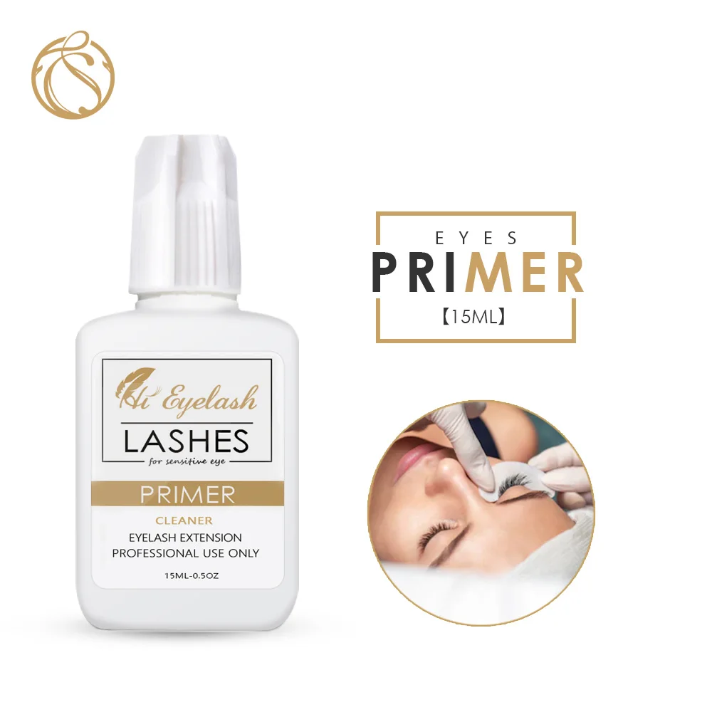 Wholesale Lash Tool Cleaner Eyelash Extension Primer Private Label Removing Protein 15ml Eyelash Glue Primer
