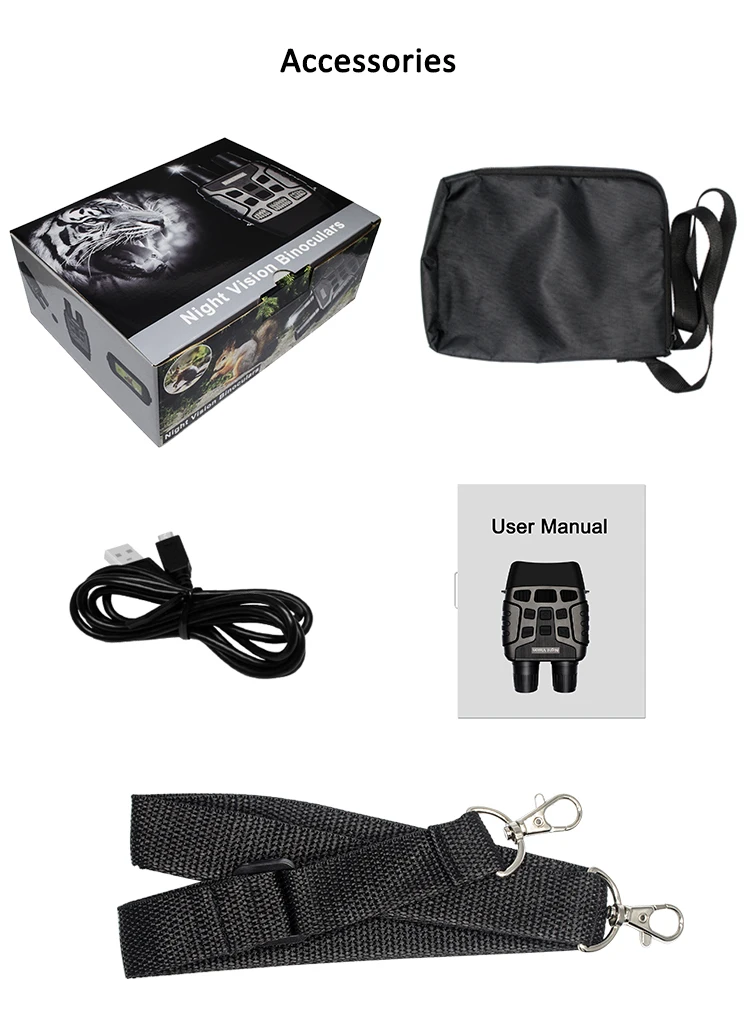 
Outdoor NV3180 Widescreen Infrared Binocular Digital Night Vision Camera Zoom HD Eyeglasses 