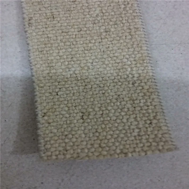 Stocked 35mm natural elastic cotton linen hemp webbing for shoe upper or garment sport waistband tape