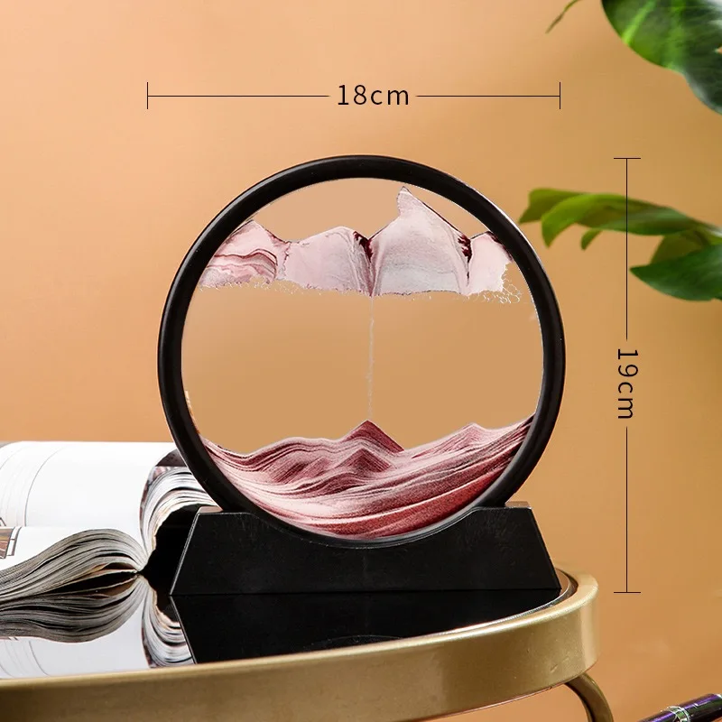 Home decorations 7 inch 3D hourglass painting  living room creative gift ornament birthday gift