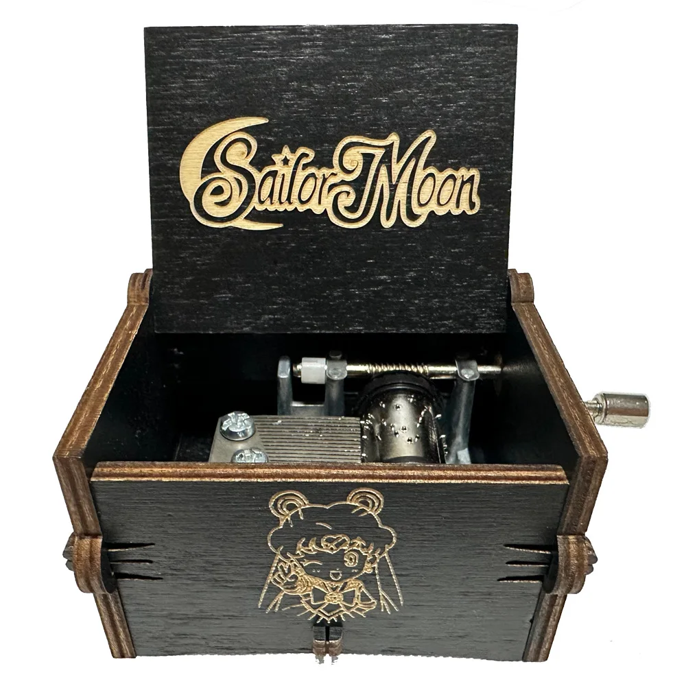 Music Box for  High Quality New Arrival Pink Music Box Wooden Hand-cranked Personalizable Gift Music Box