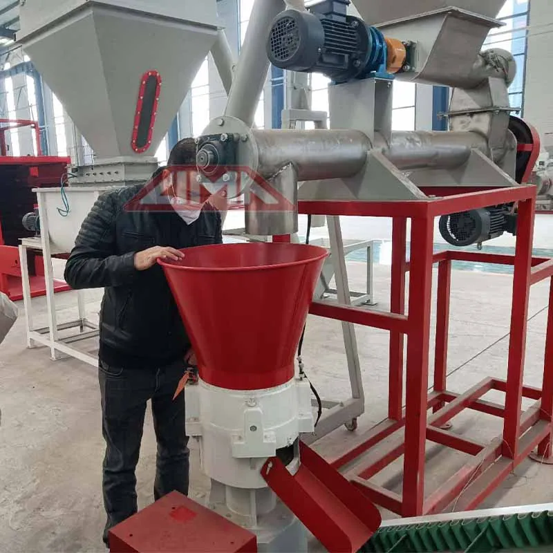 LIMA 55kw Automatic Feed Production Line 1ton Per Hour Animal Fish Pet Cattle Chicken Feed Processing Machine Plant Full Set